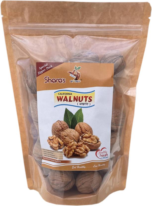 Shara's Jumbo California Walnut Inshell, 100% Natural Akrot Walnuts