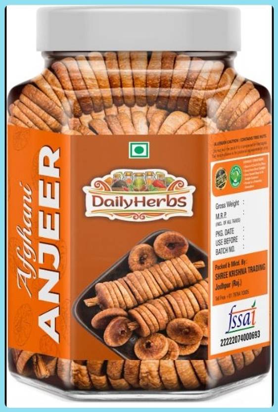 DAILYHERBS Dry fruits Afghani Anjeer Afghanistan Anjir | Figs