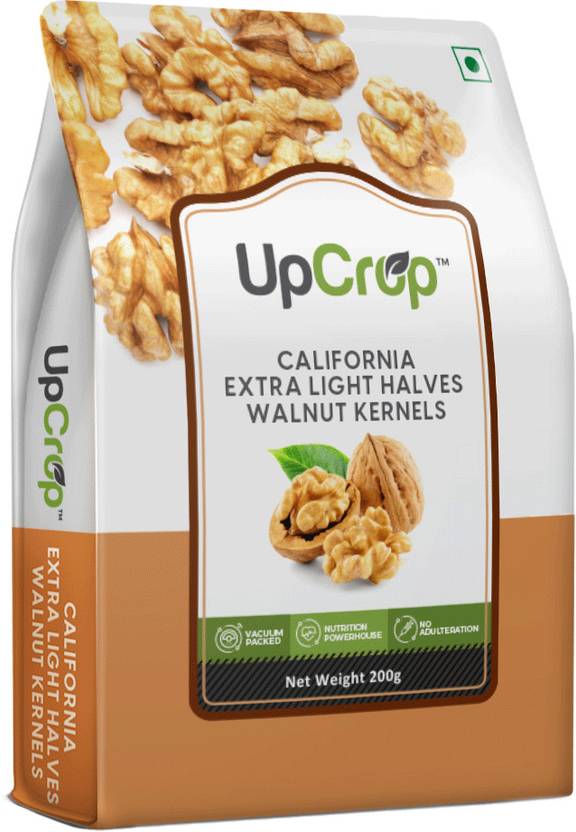 UPCROP California ExtraLight Halves Walnuts Kernels 200gm, Dry Fruits