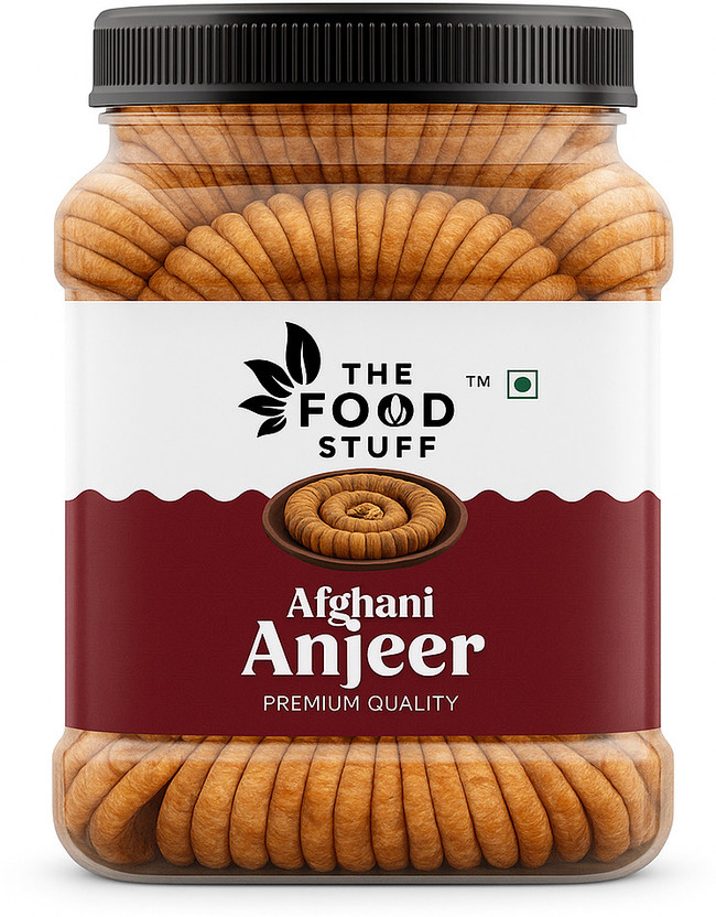 Click to enlarge THE FOOD STUFF DRY FIGS PREMIUM ANJEER BOLD AND SOFT FIGS 1KG JAR...more