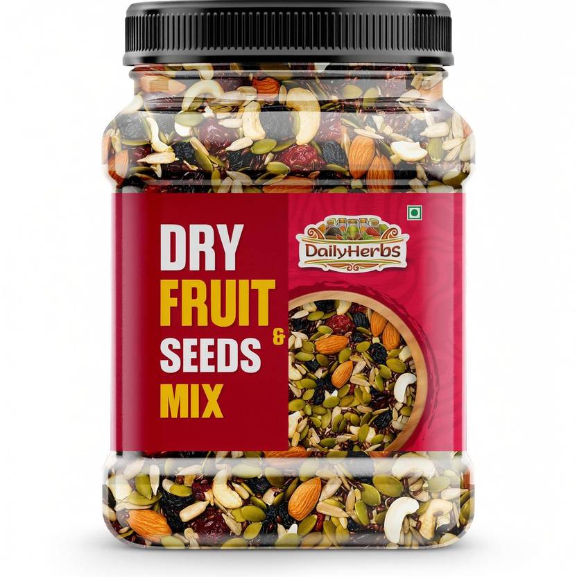 DAILYHERBS Premium Mix Dry fruits | Panchmewa Mix Almonds, Cashews, Raisins, Dates, Apricots, Assorted Seeds & Nuts