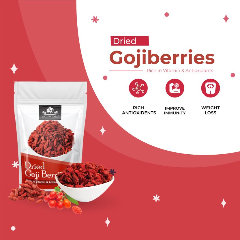 NATURE YARD Whole Dried Goji Berries 150gm - Image 2