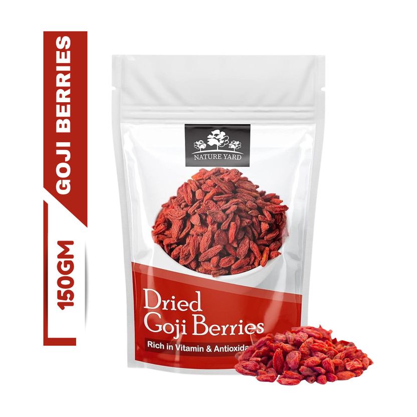 NATURE YARD Whole Dried Goji Berries 150gm - Image 1