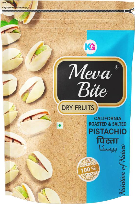 Meva Bite California Pistachios Roasted & Salted Blood Pressure and