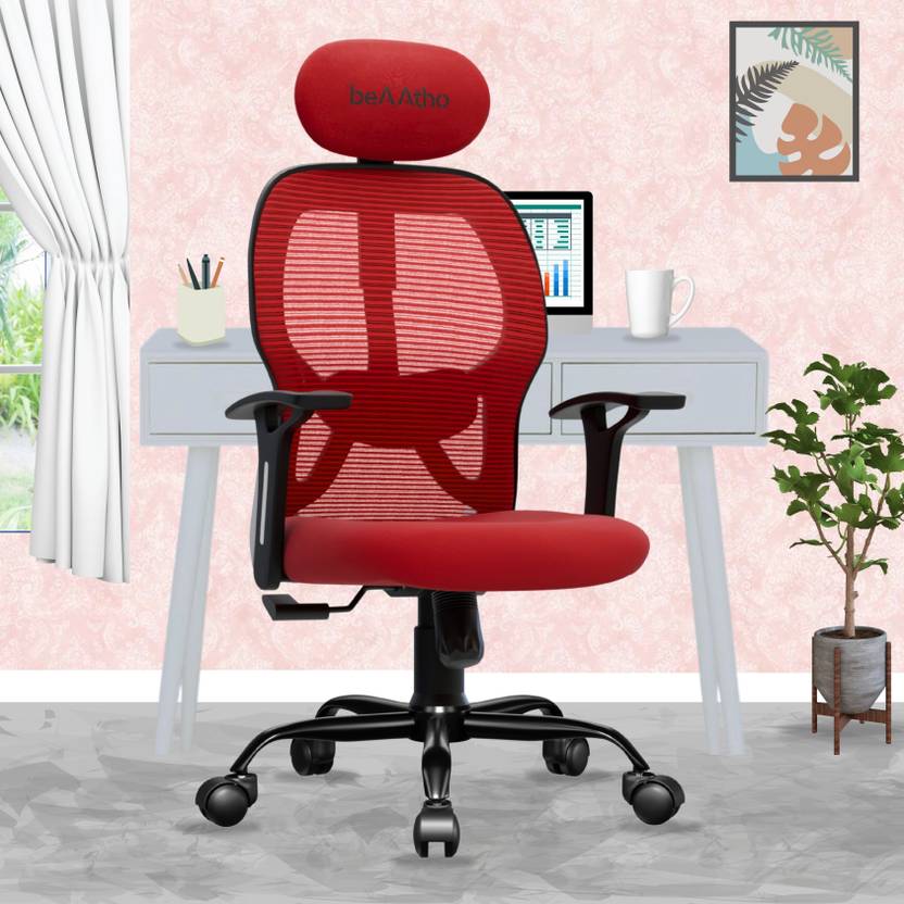 beaatho leo 3 years warranty high back ergonomic revolving nylon office executive chair