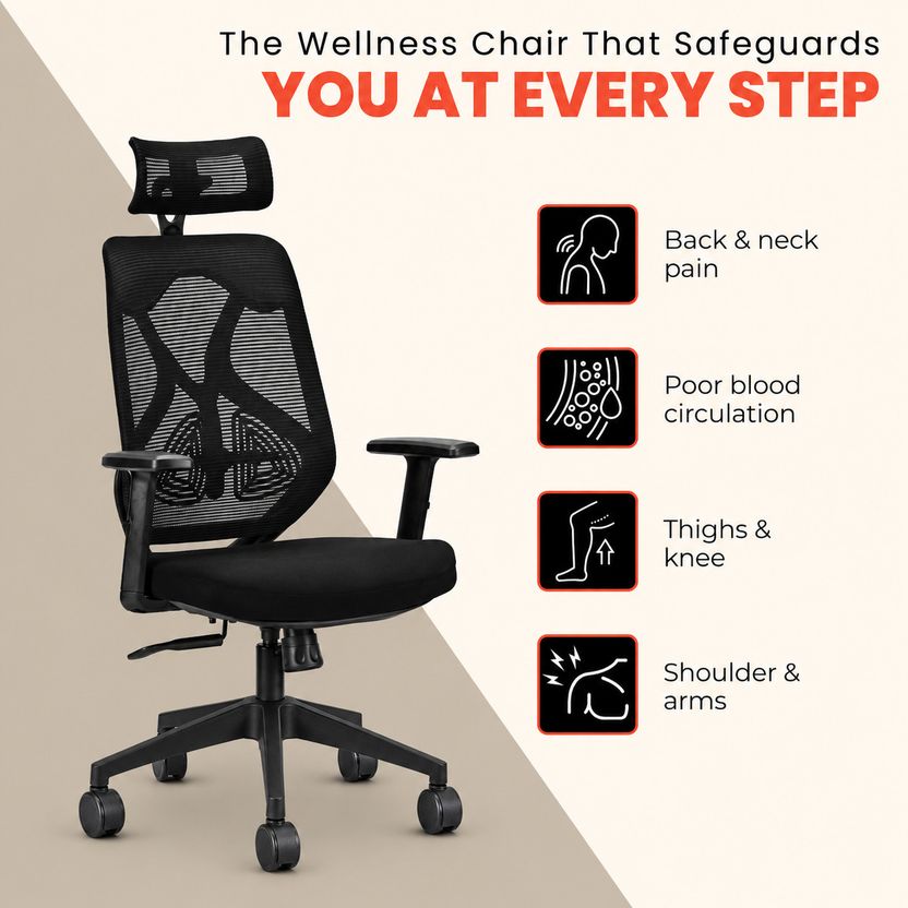 IAFA Ergolux High Back Ergonomic Office Chair - Image 4