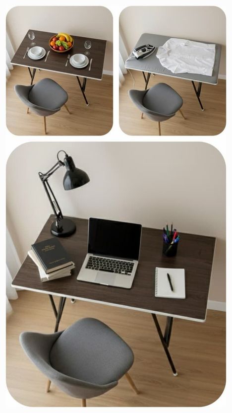 EuroQon Easy Fold Space Saver Study Table - Image 6