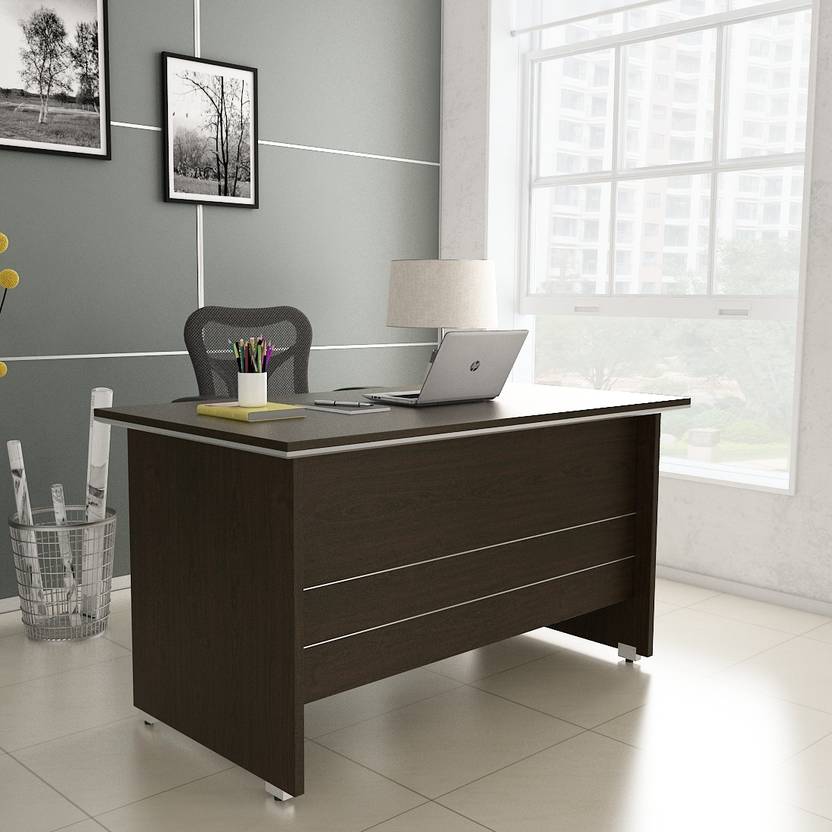 SPACEWOOD Engineered Wood Office Table Price in India - Buy SPACEWOOD ...