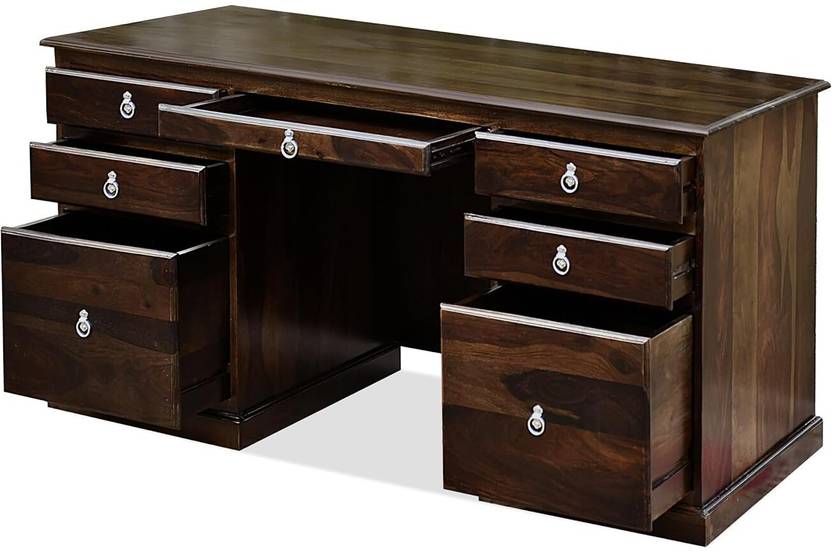 Flipkart Perfect Homes Roewood ( Sheesham ) Solid Wood Study Table