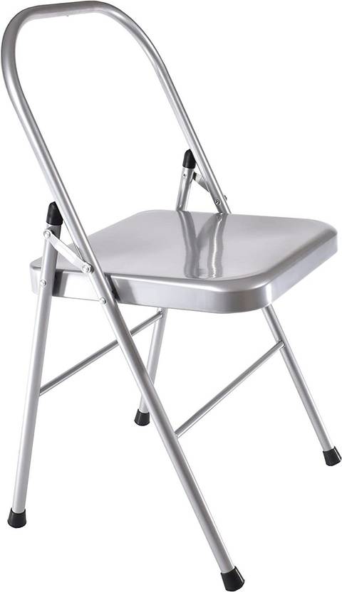 BYEASY Iyengar Yoga Chair Backless Meditation Folding Chair Metal ...