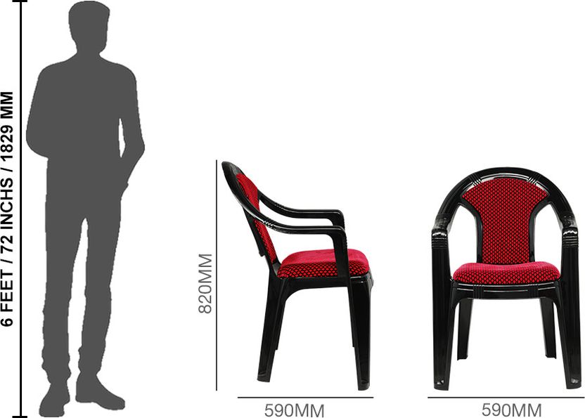 Swagath Furniture ADORE Chair for Cafe/Home/Office - Image 2