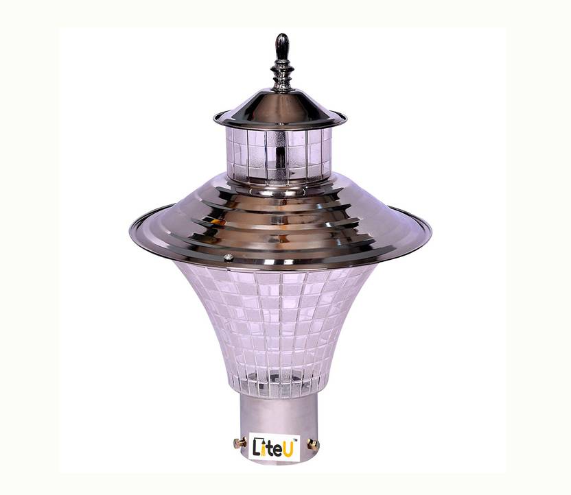 LiteU Unbreakable Glass Gate Lights Garden Lamp Nice Croom Gate Light