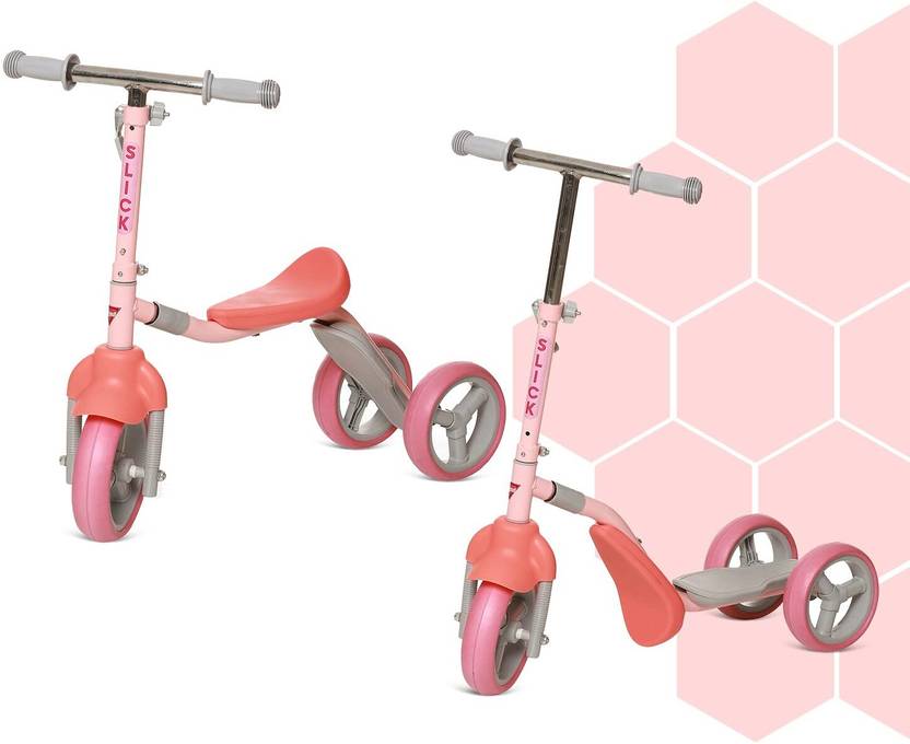Fun Ride Slick 2 In 1 Scooter For Kids , Age Upto 3+ Years (Capacity 25