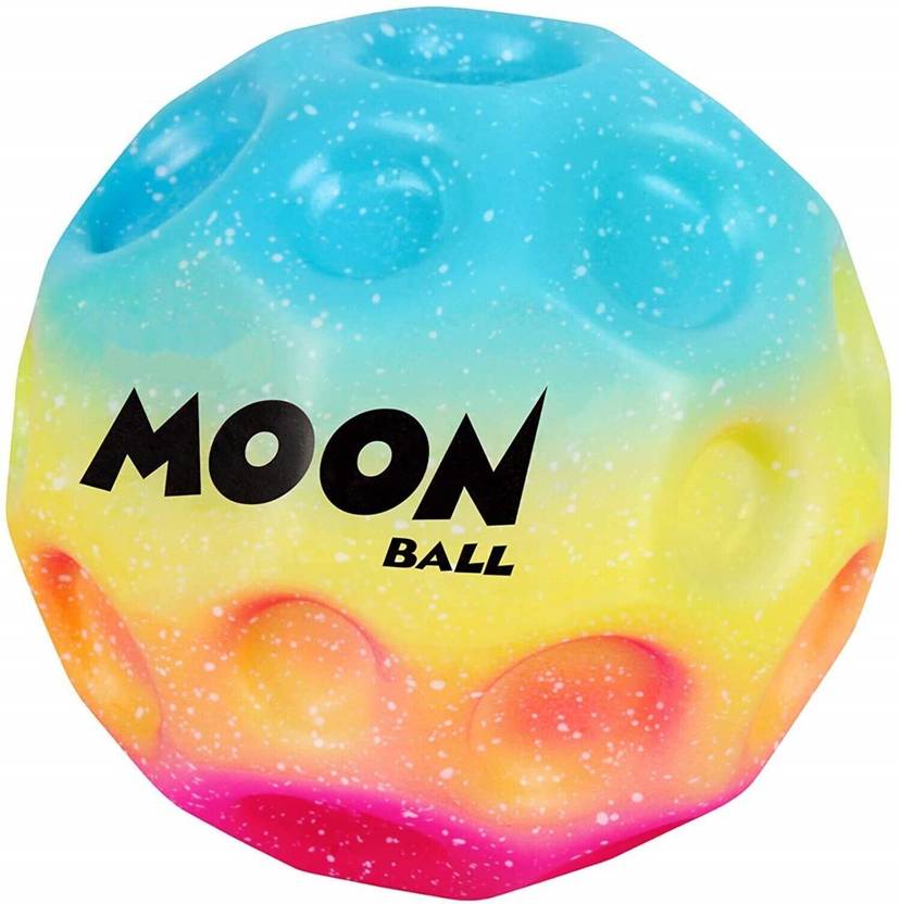 Aclipse Crazy Soft Moon Bouncing Ball, Rubber Sensory Astro Jump Ball for Kids