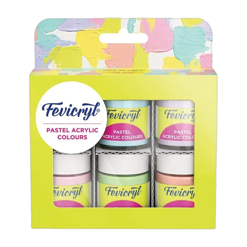 Fevicryl Acrylic Colours Pastel Kit