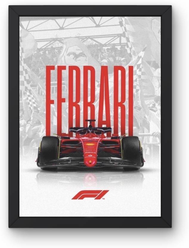 buddytales Car Poster Frame A4 | Sports car Wall Art for Bedroom, Office & Gaming Setup Digital Reprint 12 inch x 9 inch Painting