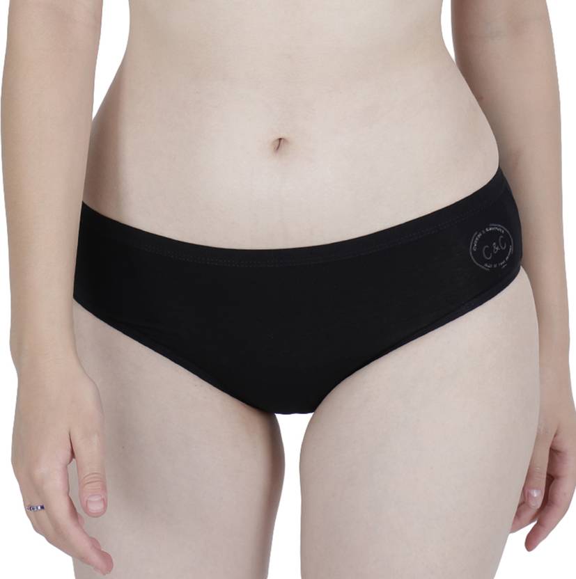 Curves & Couture Women Hipster Black Panty