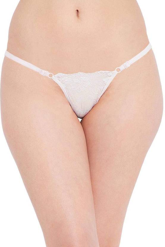 FREEDOM FASHION Women Thong White Panty