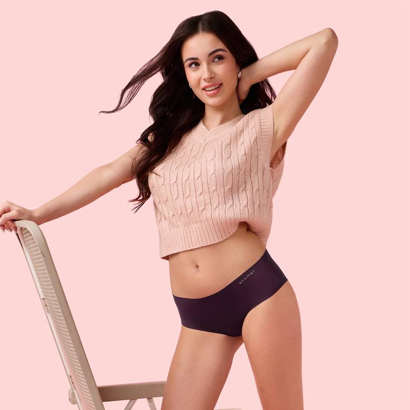 Enamor Women Hipster Purple Panty