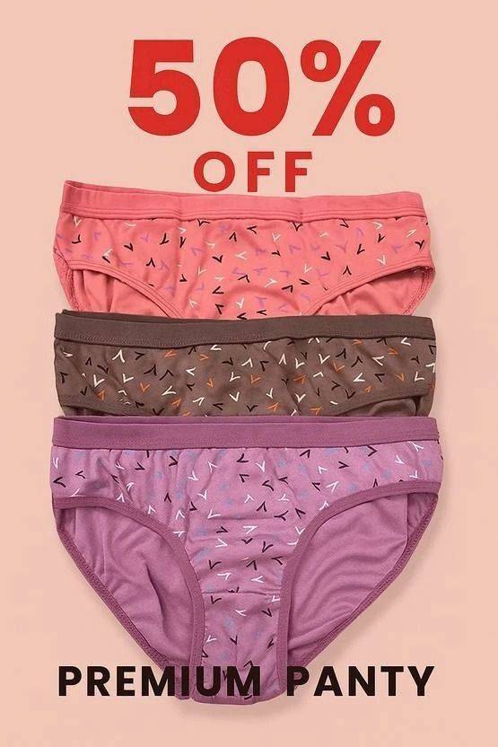 Nakshu Women Hipster Multicolor Panty