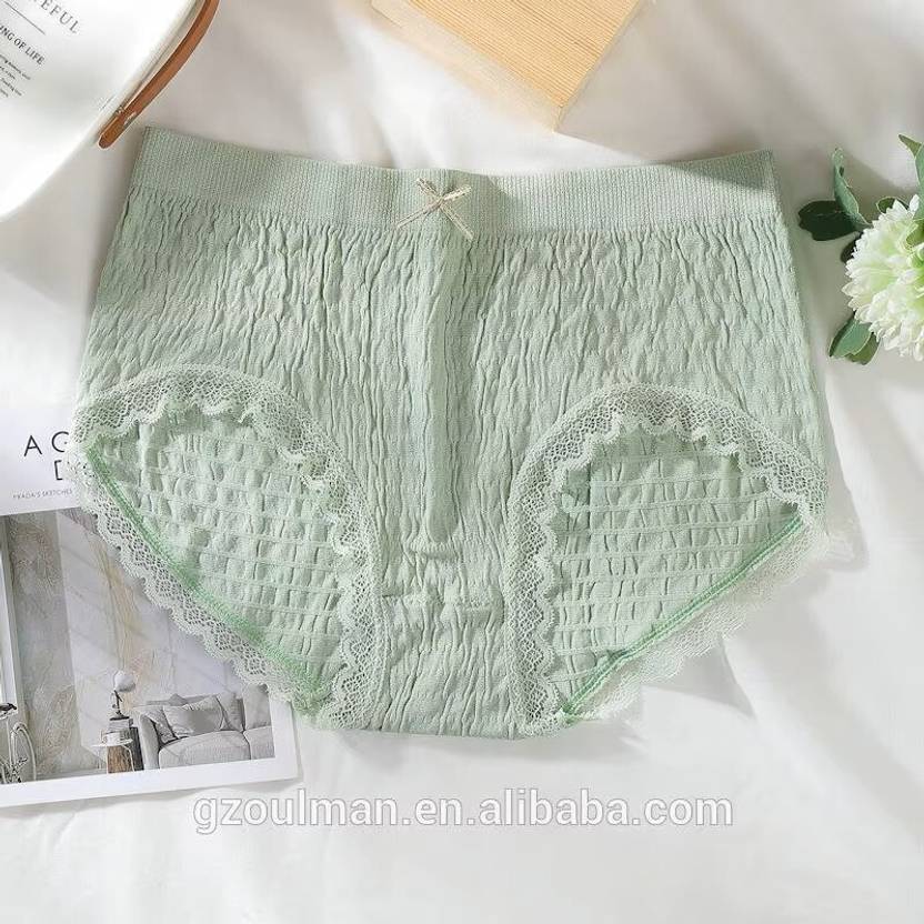 BYAARA CREATION Women Hipster Light Green Panty
