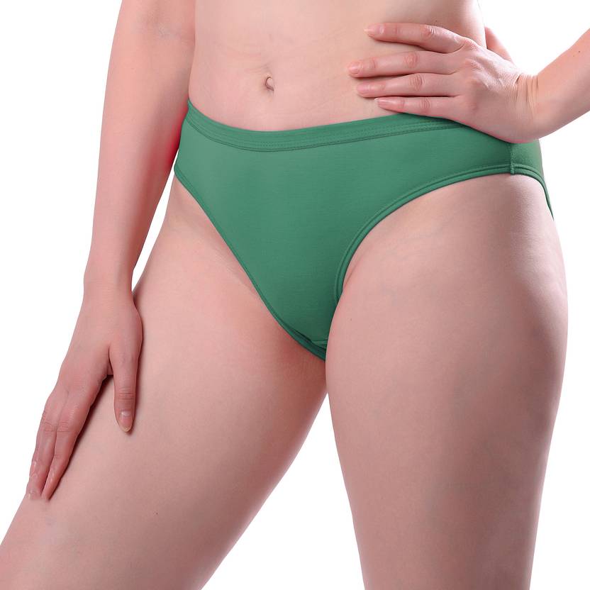 aamarsh Women Hipster Green Panty