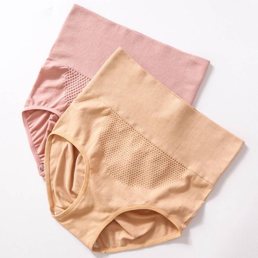 EliteWear Women Hipster Beige, Pink Panty