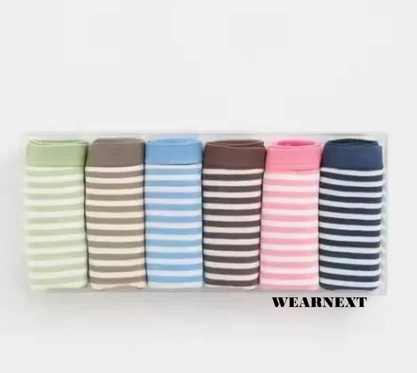 WEARNEXT Pack of 6 Women Hipster Multicolor Panty