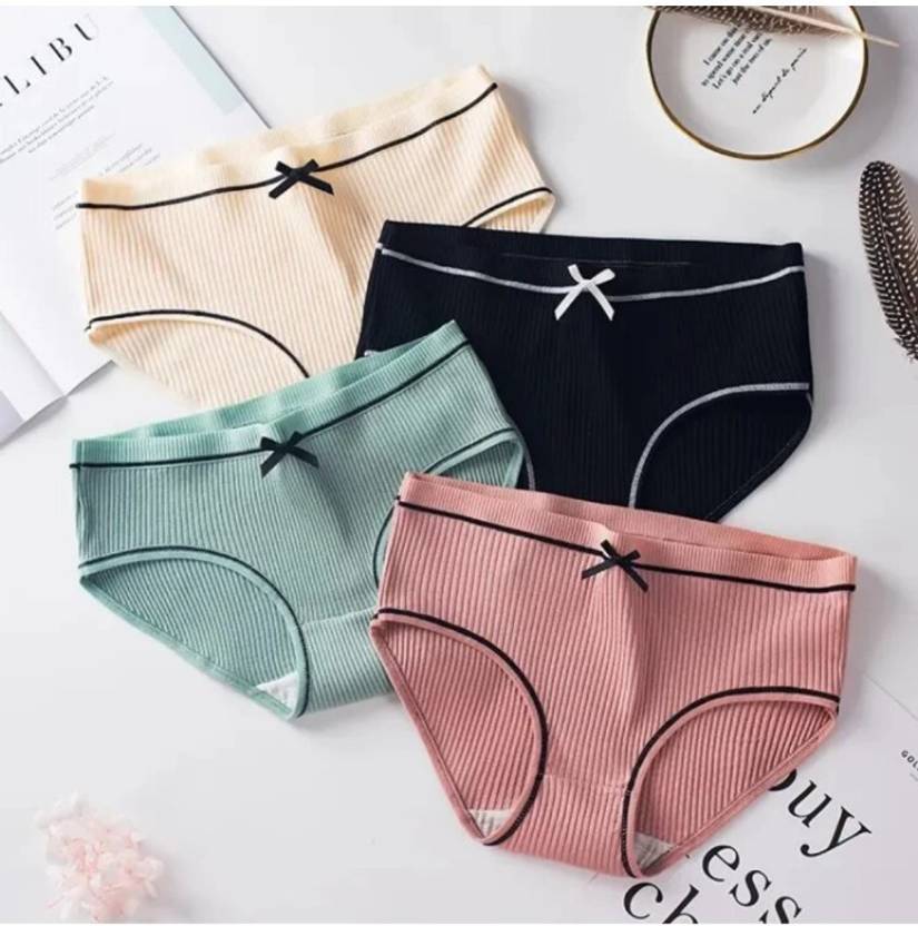 BRANKLY Pack of 3 Women Hipster Multicolor Panty
