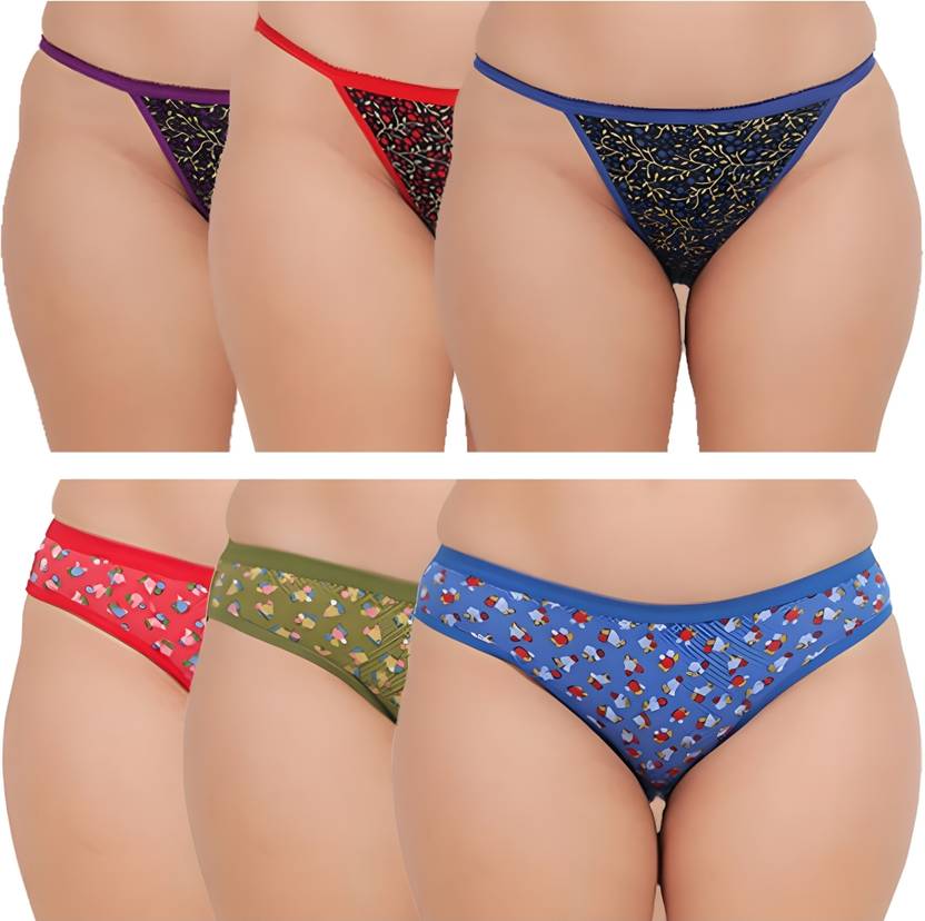 Qure Women Hipster Multicolor Panty