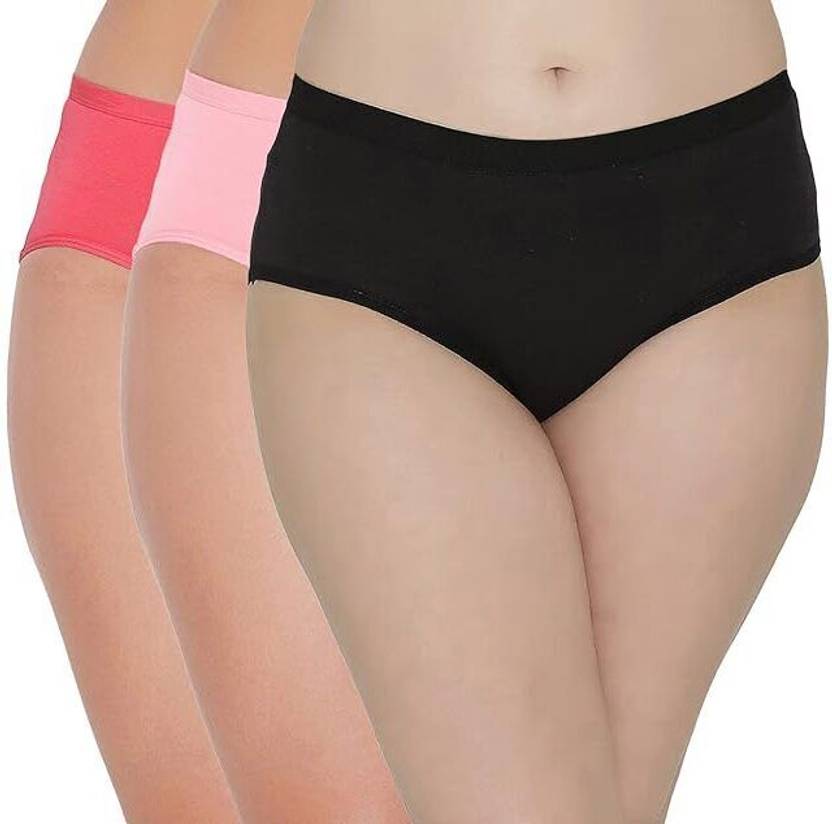 Bodymist Pack of 3 Women Hipster Multicolor Panty