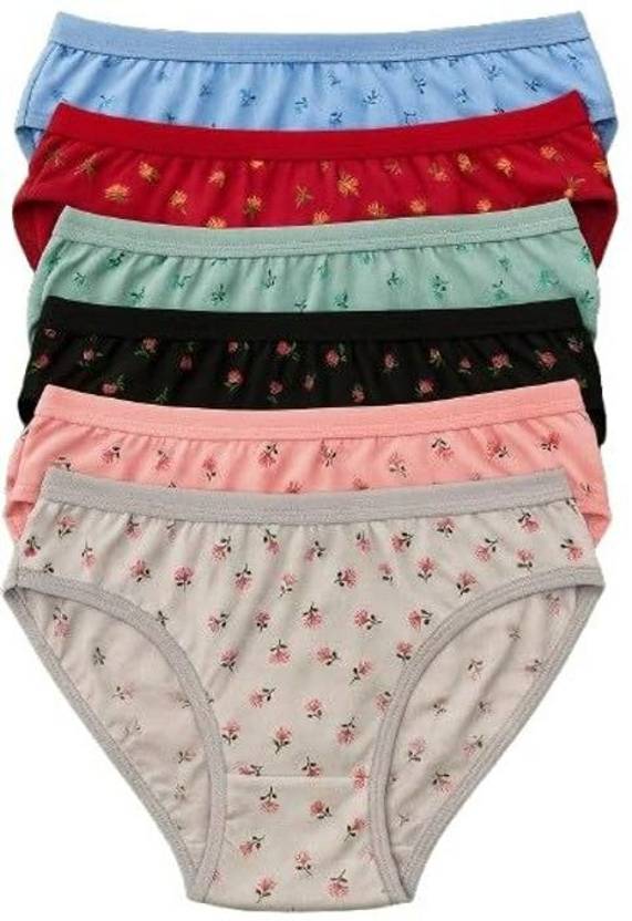 Culture Flossy Pack of 6 Women Hipster Multicolor Panty