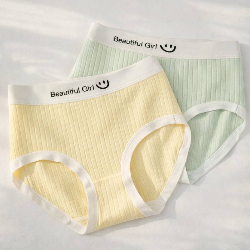 BYAARA CREATION Women Hipster Light Green Panty