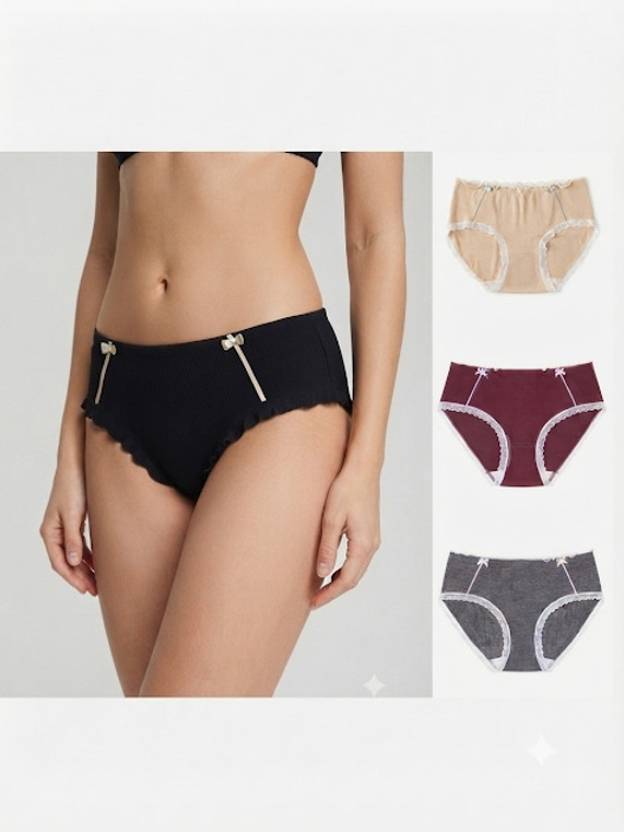 PINKLIVA Women Hipster Multicolor Panty