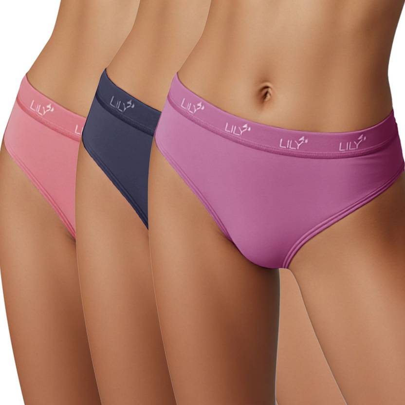LILY Women Hipster Purple, Blue, Purple Panty