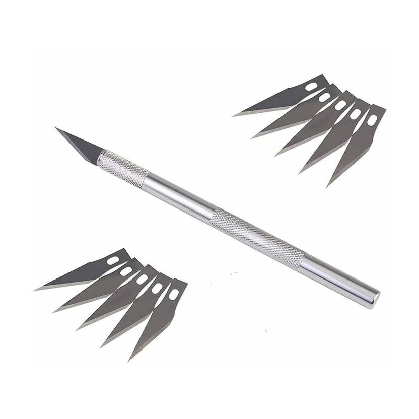 7Q7 Paper Cutter with 10 blades Metal Grip Hand-held Paper Cutter