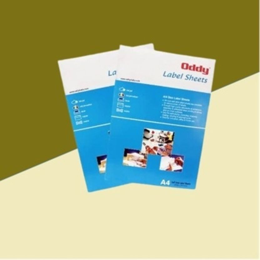 Oddy Self Sticky Paper Label (White) - Image 1