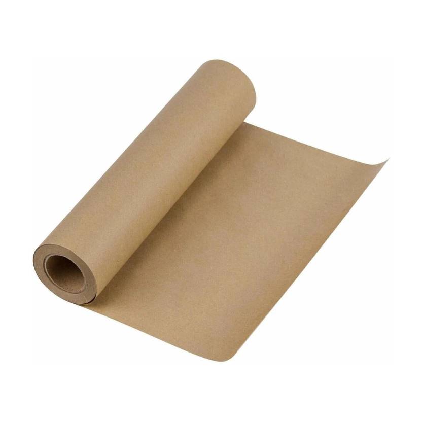 Bungbee Kraft Paper Roll for Packaging 24 Inches Small Length , Length - 5 Meters Approx Plain 24 inches x 5 mtr 180 gsm Craft paper