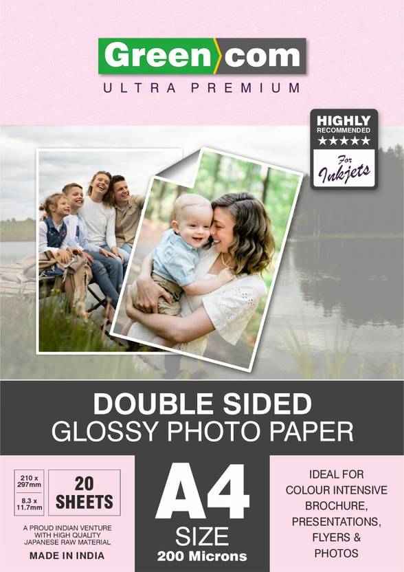 Double Sided Glossy Photo Paper 8.5x11 Inch