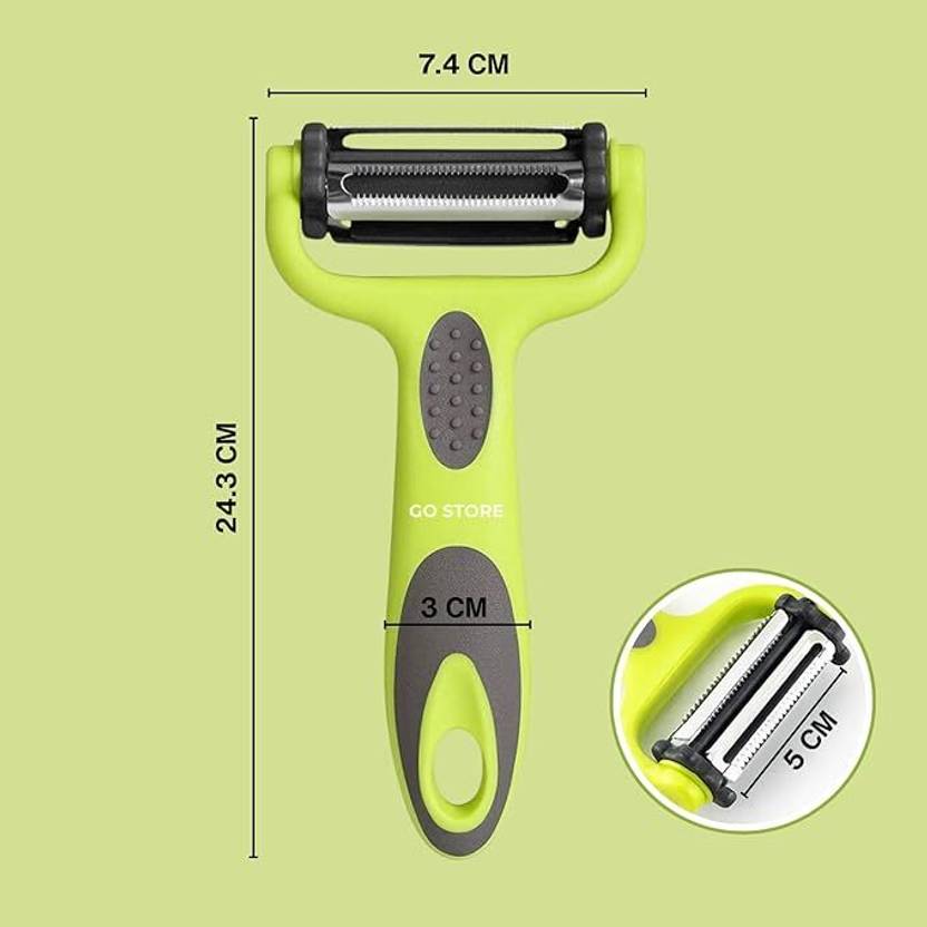 btcreation 3 in 1 Rotary Multi-Functional Peeler Y Shaped Peeler