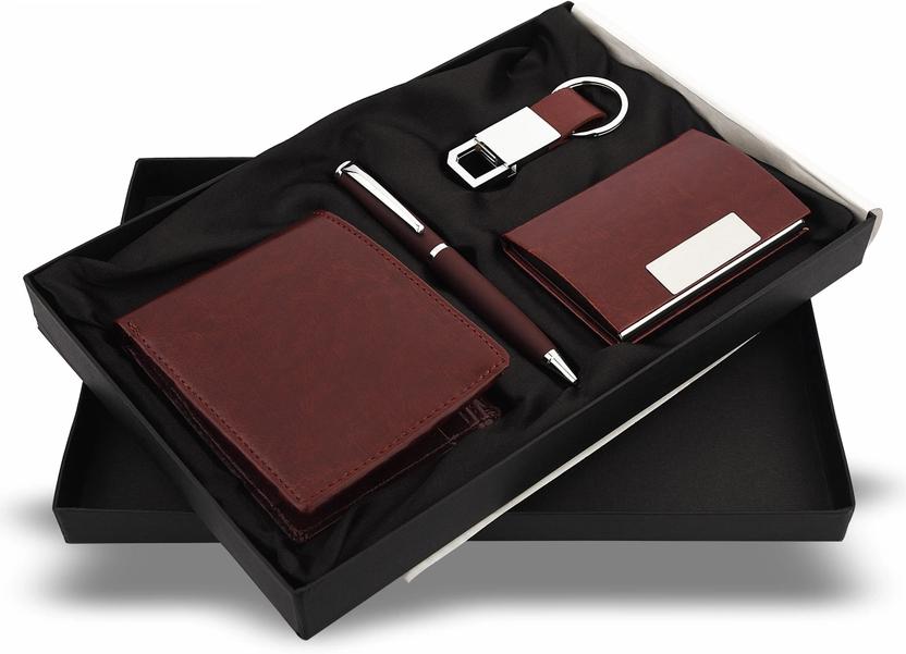 GifMor Premium 9132 Tan - Wallet, Keychain, Card