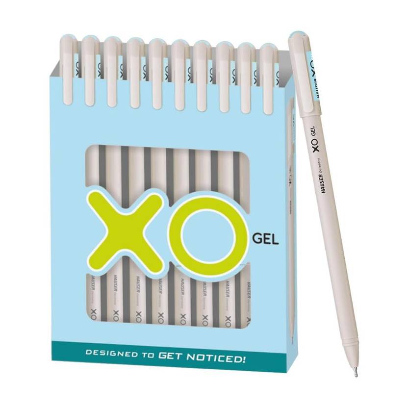 HAUSER Hauser XO Gel Pen Pack Of 10 Blue Ink Gel Pen