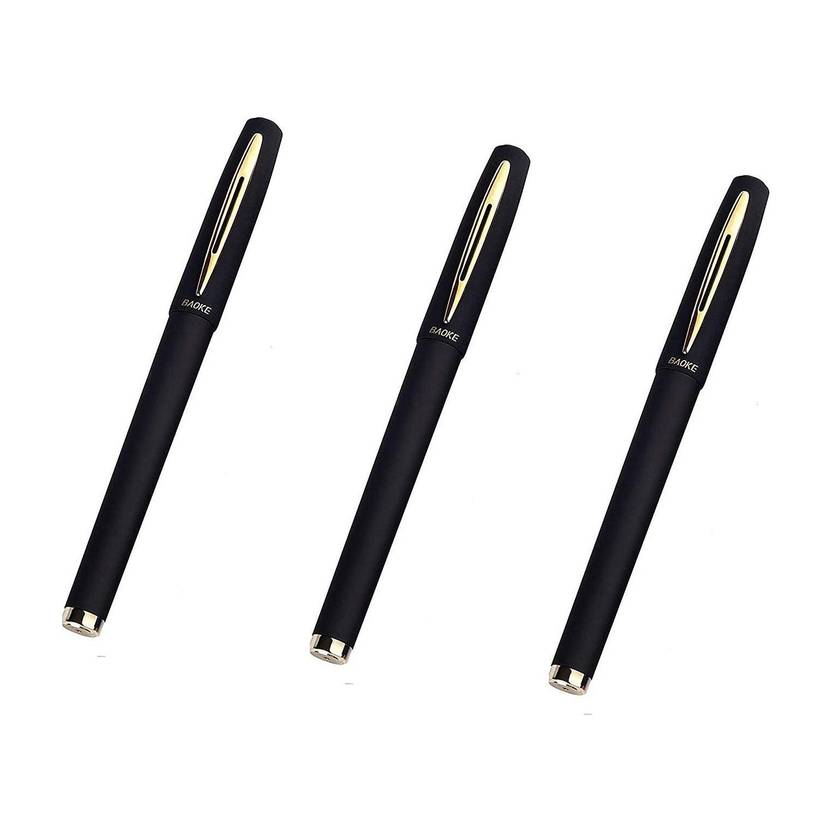 Baoke Black 1mm Gel Pen Matte Body Design Gel Pen