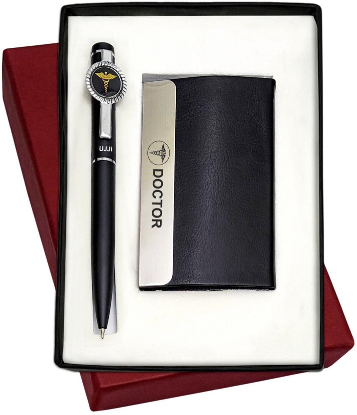 UJJi Doctor Gifts Pen and ATM Card Holder Pen Gift Set