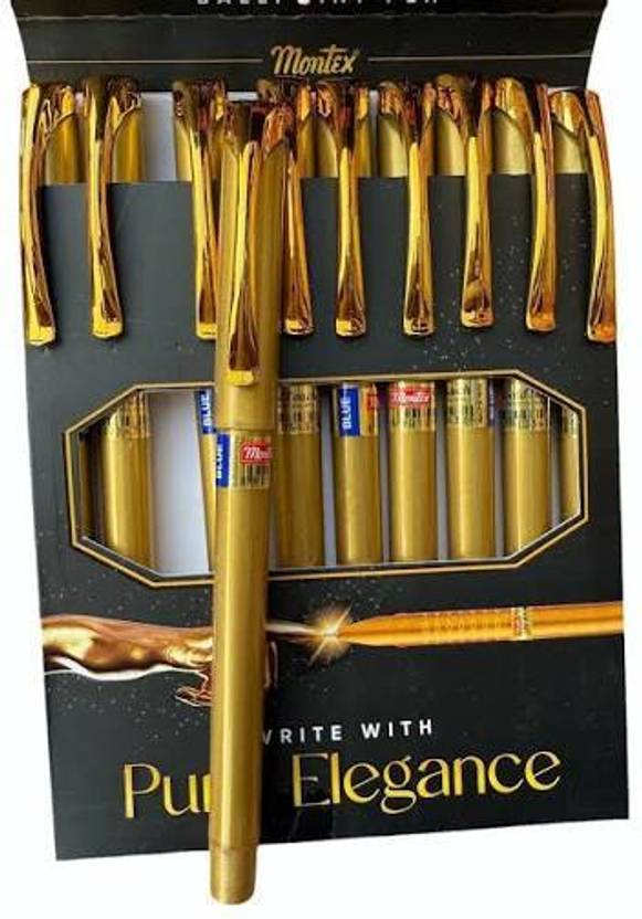 montex gold touch ballpoint pen write with pure elegance (pack of 10) Ball Pen Refill