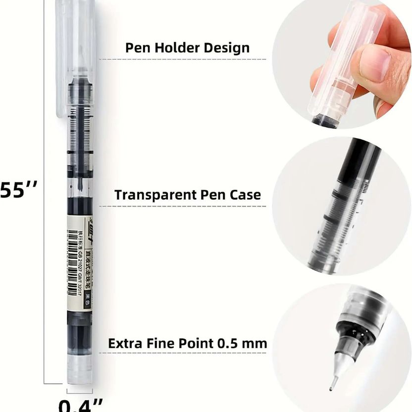 HARDSOSH'S Fine Roller Gel Pen 0.5mm - Image 5
