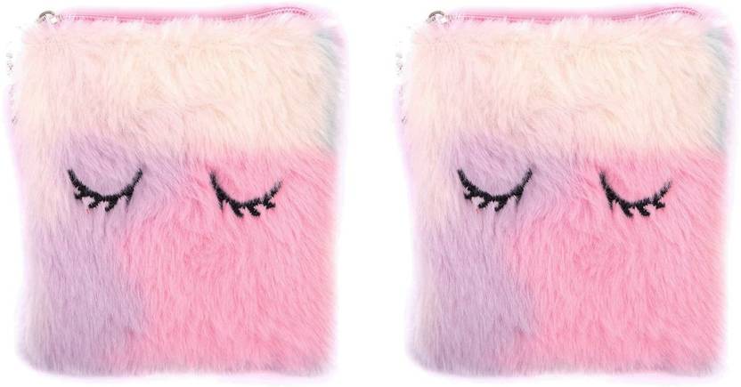 Regallo 2 unicorn Art Polyester Pencil Boxes