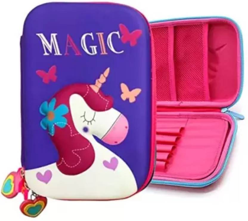 Urban Festivities Unicorn Pencil Boxes for Kids Big