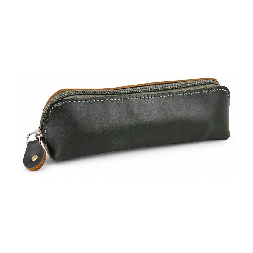 luxe leather 001 vintage Art Pure Leather Pencil Box