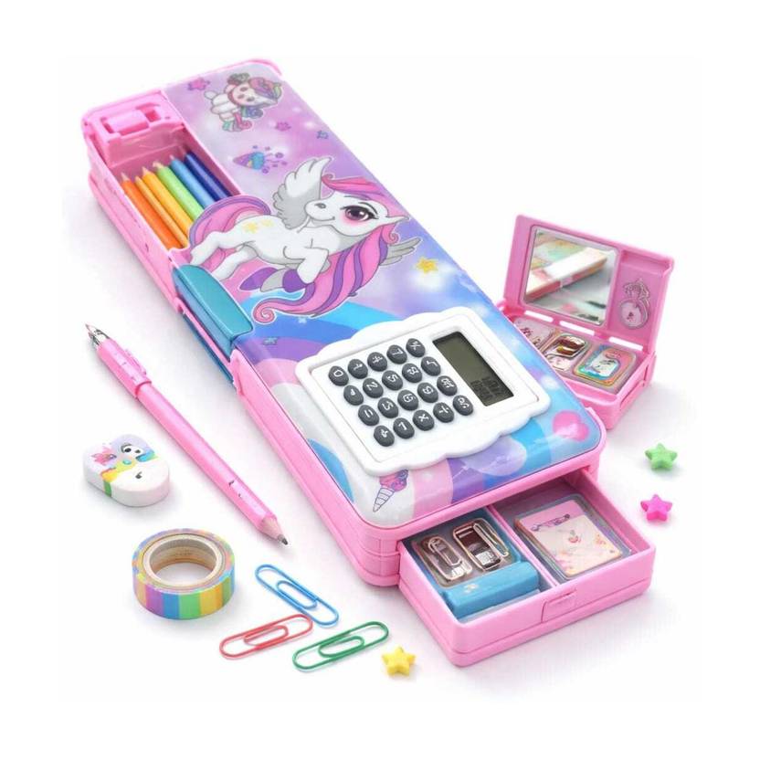 CLASSICSTORES UNICORN COLLECTION CARTOON CHARACTER UNICORN Art Plastic Pencil Box